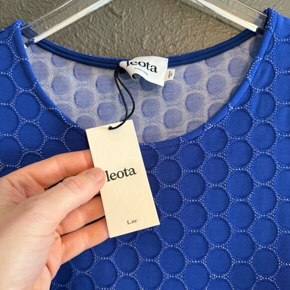 Leota NWT Blue Sleeveless Dress Size XL - Picture 4 of 5